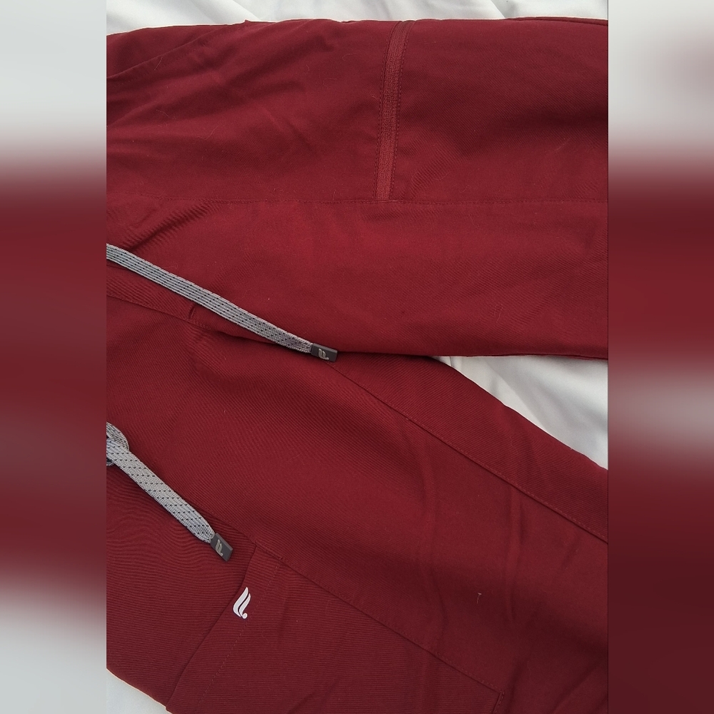 Fabletics Deep Red Performance Wear Set - image 3